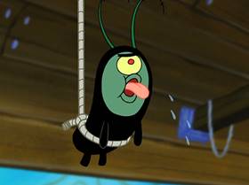 Screenshots from the 2005 United Plankton Pictures cartoon Fear of a Krabby Patty