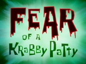 Screenshots from the 2005 United Plankton Pictures cartoon Fear of a Krabby Patty