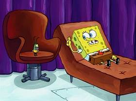 Screenshots from the 2005 United Plankton Pictures cartoon Fear of a Krabby Patty