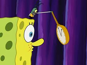 Screenshots from the 2005 United Plankton Pictures cartoon Fear of a Krabby Patty