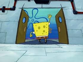 Screenshots from the 2005 United Plankton Pictures cartoon Fear of a Krabby Patty