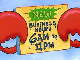 Screenshots from the 2005 United Plankton Pictures cartoon Fear of a Krabby Patty