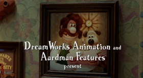 Screenshots from the 2005 Aardman cartoon The Curse of the Were-Rabbit