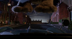Screenshots from the 2005 Aardman cartoon The Curse of the Were-Rabbit