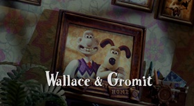 Screenshots from the 2005 Aardman cartoon The Curse of the Were-Rabbit