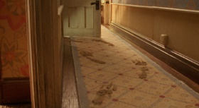 Screenshots from the 2005 Aardman cartoon The Curse of the Were-Rabbit