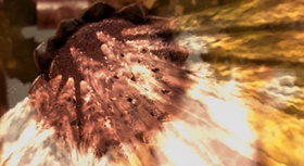 Screenshots from the 2005 Aardman cartoon The Curse of the Were-Rabbit