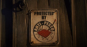 Screenshots from the 2005 Aardman cartoon The Curse of the Were-Rabbit