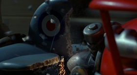 Screenshots from the 2005 Aardman cartoon The Curse of the Were-Rabbit