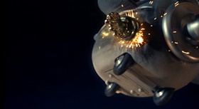 Screenshots from the 2005 Aardman cartoon The Curse of the Were-Rabbit