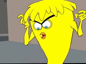 Screenshots from the 2005 Warner Bros. cartoon Psycho Kitty