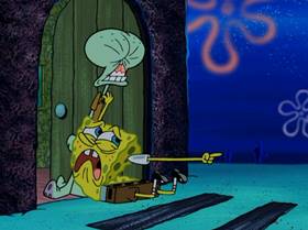 Screenshots from the 2006 United Plankton Pictures cartoon Ghost Host