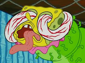 Screenshots from the 2006 United Plankton Pictures cartoon Ghost Host