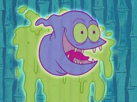 Screenshots from the 2006 United Plankton Pictures cartoon Ghost Host