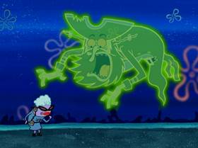 Screenshots from the 2006 United Plankton Pictures cartoon Ghost Host