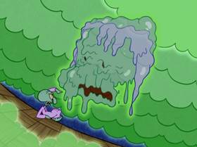 Screenshots from the 2006 United Plankton Pictures cartoon Ghost Host