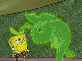 Screenshots from the 2006 United Plankton Pictures cartoon Ghost Host