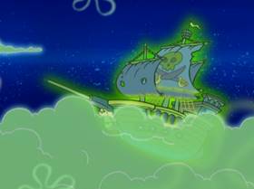 Screenshots from the 2006 United Plankton Pictures cartoon Ghost Host