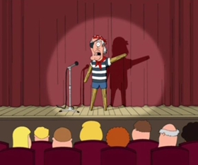 Screenshots from the 2006 Fuzzy Door Productions cartoon Deep Throats