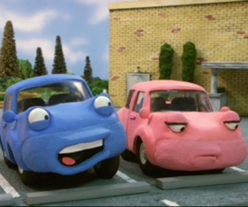 Screenshots from the 2006 Fuzzy Door Productions cartoon Deep Throats