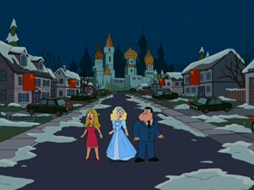 Screenshots from the 2006 Fuzzy Door Productions cartoon The Best Christmas Story Never Told