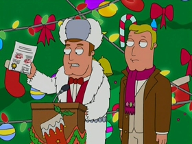 Screenshots from the 2006 Fuzzy Door Productions cartoon The Best Christmas Story Never Told