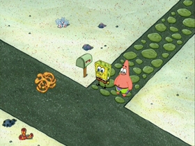 Screenshots from the 2007 United Plankton Pictures cartoon Waiting