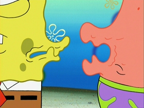 Screenshots from the 2007 United Plankton Pictures cartoon Waiting