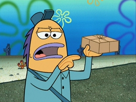 Screenshots from the 2007 United Plankton Pictures cartoon Waiting