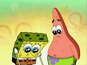 Screenshots from the 2007 United Plankton Pictures cartoon Waiting