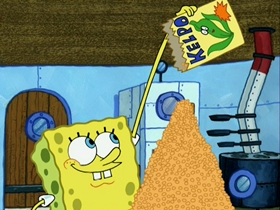 Screenshots from the 2007 United Plankton Pictures cartoon Waiting