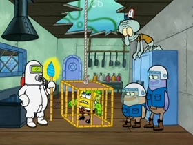 Screenshots from the 2007 United Plankton Pictures cartoon Fungus Among Us