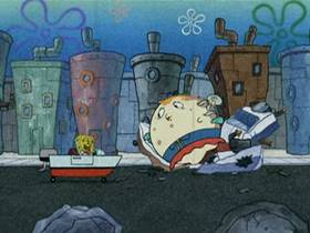 Screenshots from the 2007 United Plankton Pictures cartoon Boat Smarts