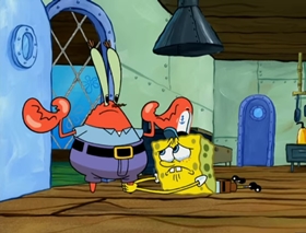 Screenshots from the 2007 United Plankton Pictures cartoon New Digs