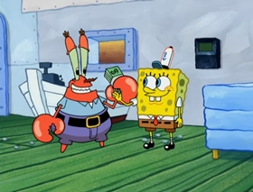 Screenshots from the 2007 United Plankton Pictures cartoon New Digs