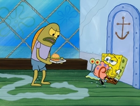 Screenshots from the 2007 United Plankton Pictures cartoon New Digs