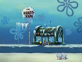 Screenshots from the 2007 United Plankton Pictures cartoon Krabs à La Mode