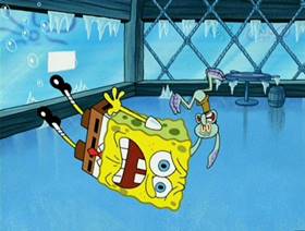 Screenshots from the 2007 United Plankton Pictures cartoon Krabs à La Mode