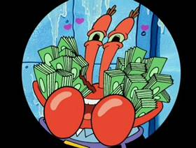 Screenshots from the 2007 United Plankton Pictures cartoon Krabs à La Mode