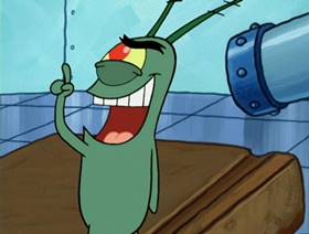 Screenshots from the 2007 United Plankton Pictures cartoon Krabs à La Mode