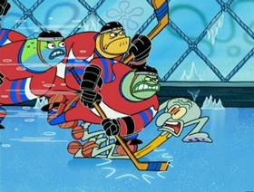 Screenshots from the 2007 United Plankton Pictures cartoon Krabs à La Mode