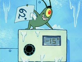 Screenshots from the 2007 United Plankton Pictures cartoon Krabs à La Mode