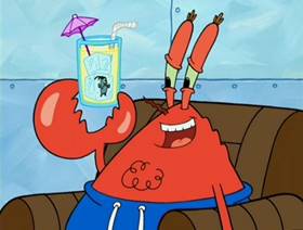 Screenshots from the 2007 United Plankton Pictures cartoon Krabs à La Mode