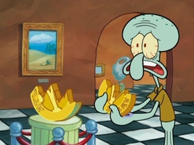 Screenshots from the 2007 United Plankton Pictures cartoon Atlantis SquarePantis