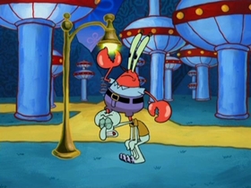 Screenshots from the 2007 United Plankton Pictures cartoon Atlantis SquarePantis