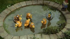 Screenshots from the 2008 Aardman cartoon A Matter of Loaf and Death