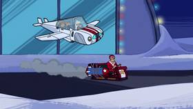 Screenshots from the 2008 Disney Television Animation cartoon Dick Daring