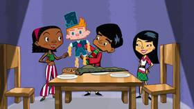 Screenshots from the 2008 Disney Television Animation cartoon Dick Daring