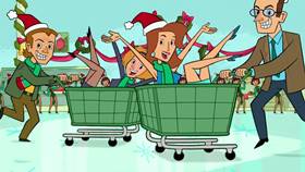 Screenshots from the 2008 Disney Television Animation cartoon Dick Daring