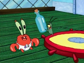 Screenshots from the 2009 United Plankton Pictures cartoon Goo Goo Gas